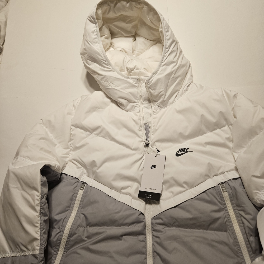 Nike Sportswear Storm-FIT Windrunner Puffer Jacket White - Picture 12 of 15